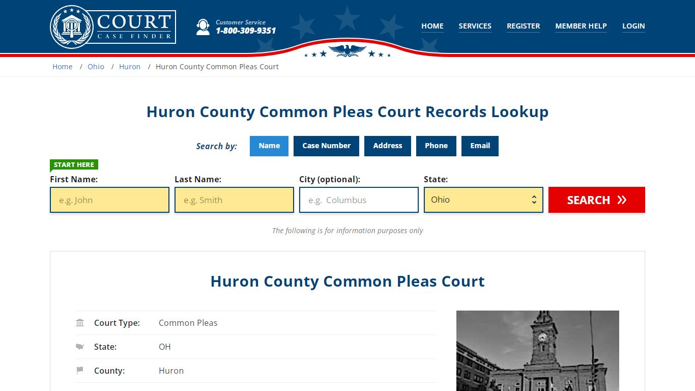 Huron County Common Pleas Court Records | Norwalk, Huron County, OH ...